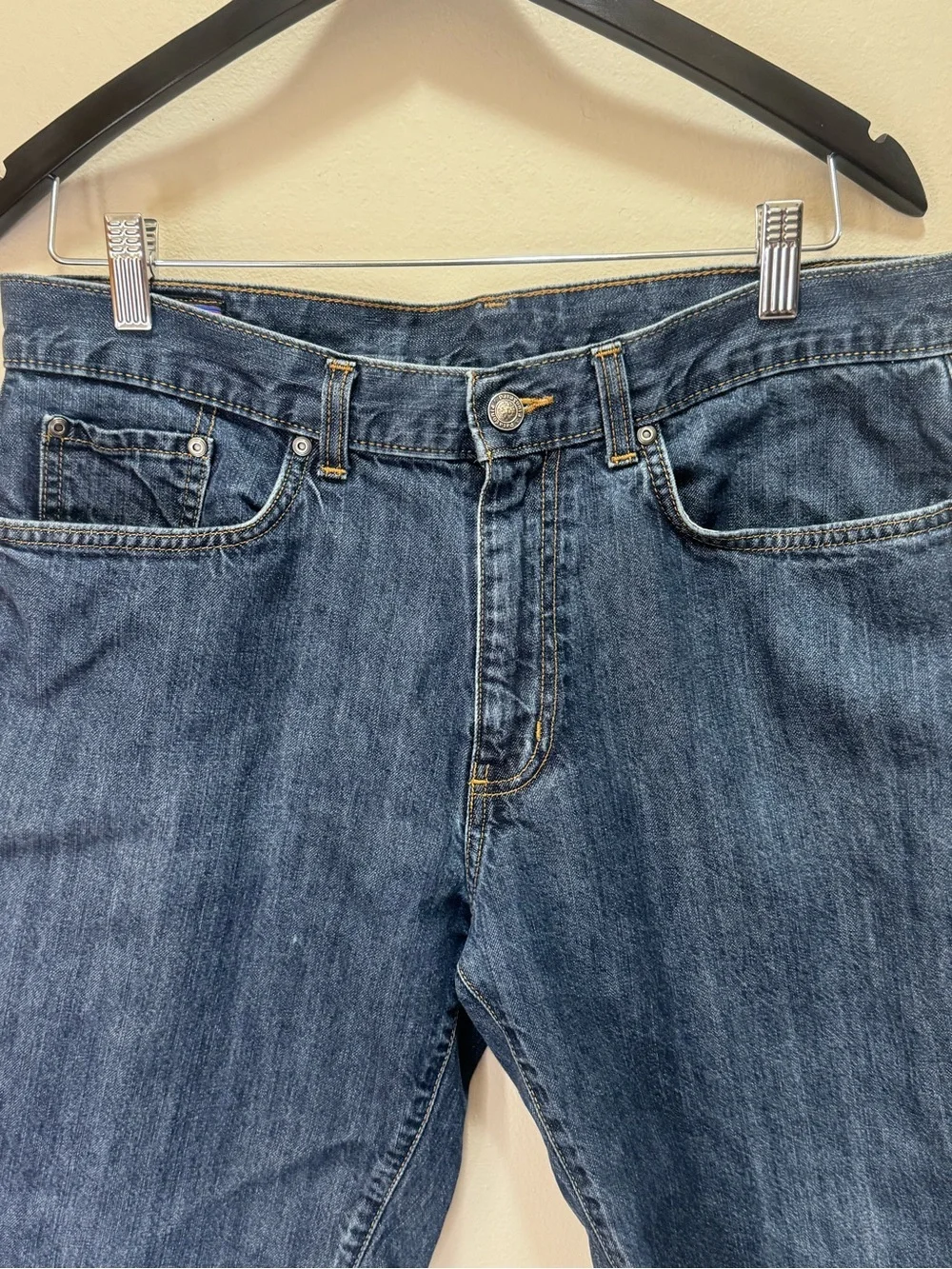 Vintage Patagonia Organic Cotton Cut-Off Denim Jean Shorts.